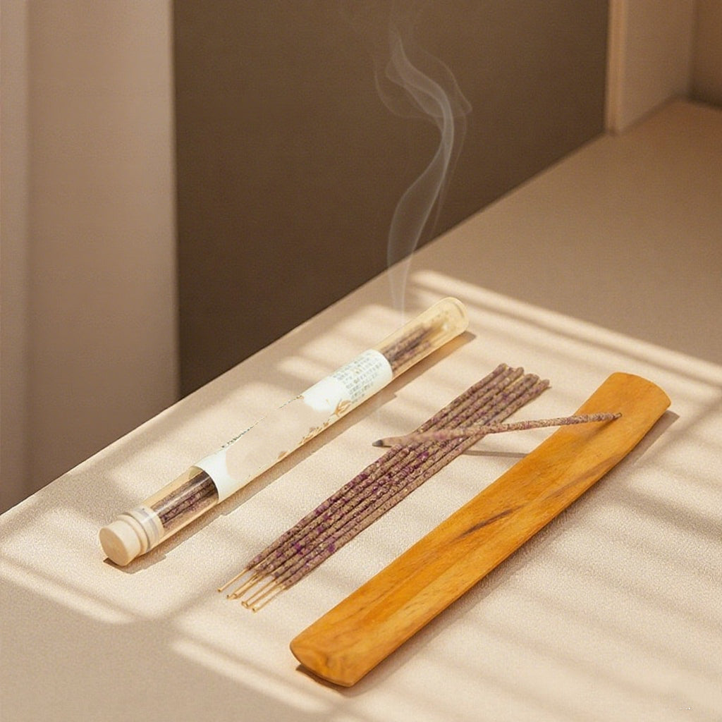 Incense + Custom Ceramic Burner Set | One Peaceful Ritual