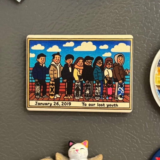 Your Photo Memory to Fridge Magnet