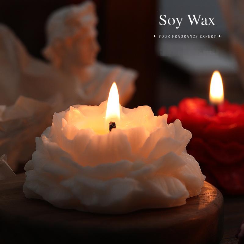 Ceramic Letter x Scented Candle Gift Set | Capture the Scent of Love (White Tea / Rose / Lavender)