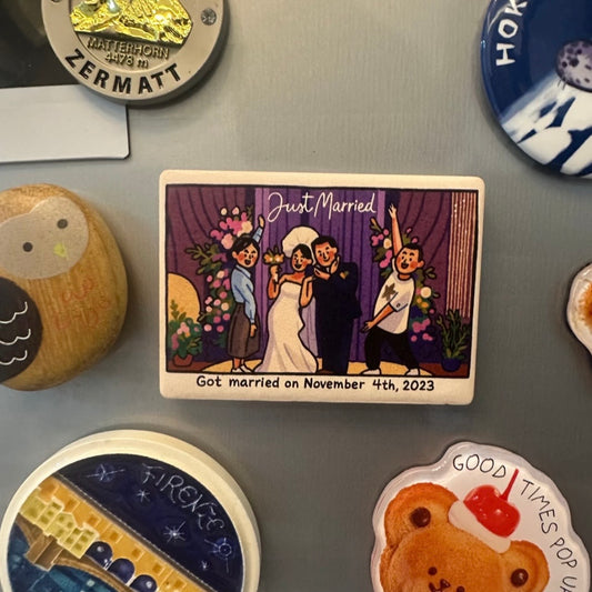 Your Photo Memory to Fridge Magnet